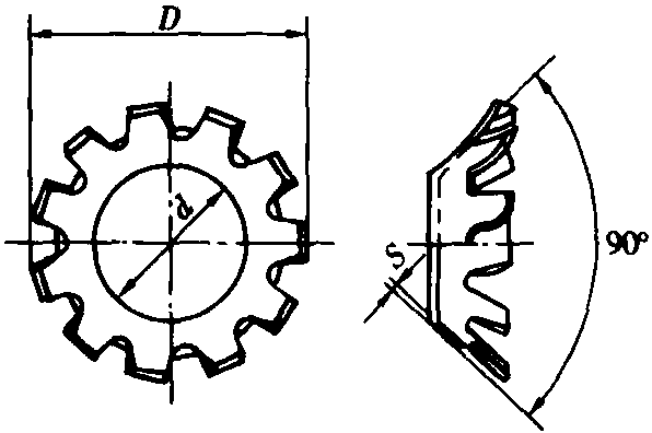 1.锥形锁紧垫圈(GB/T 956.1—1987)